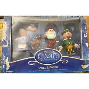 Rudolph Island of Misfit Toys Santa & Friends Forman Elf Set Memory Lane NIB